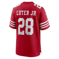 Darrell Luter Jr.  Game Jersey - San Francisco 49ers Jerseys