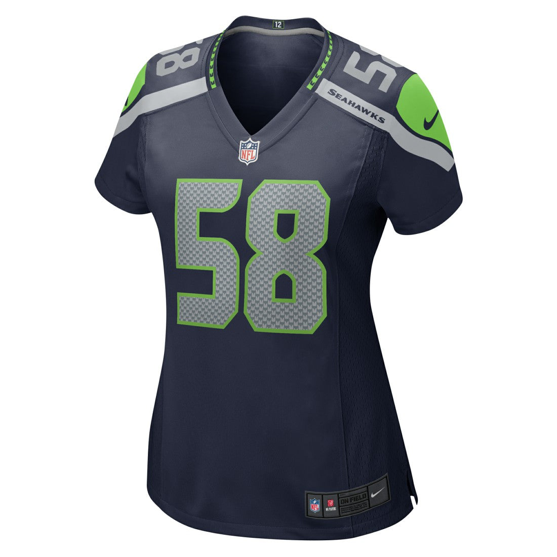 Derick Hall  Women's Team Game Jersey - Seattle Seahawks Jerseys