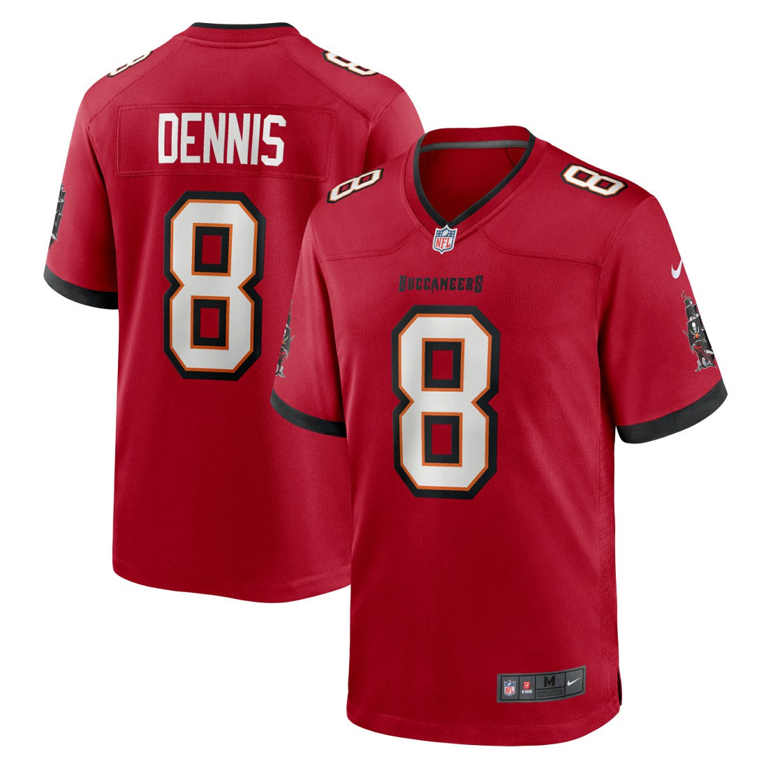 SirVocea Dennis  Game Jersey - Tampa Bay Buccaneers Jerseys