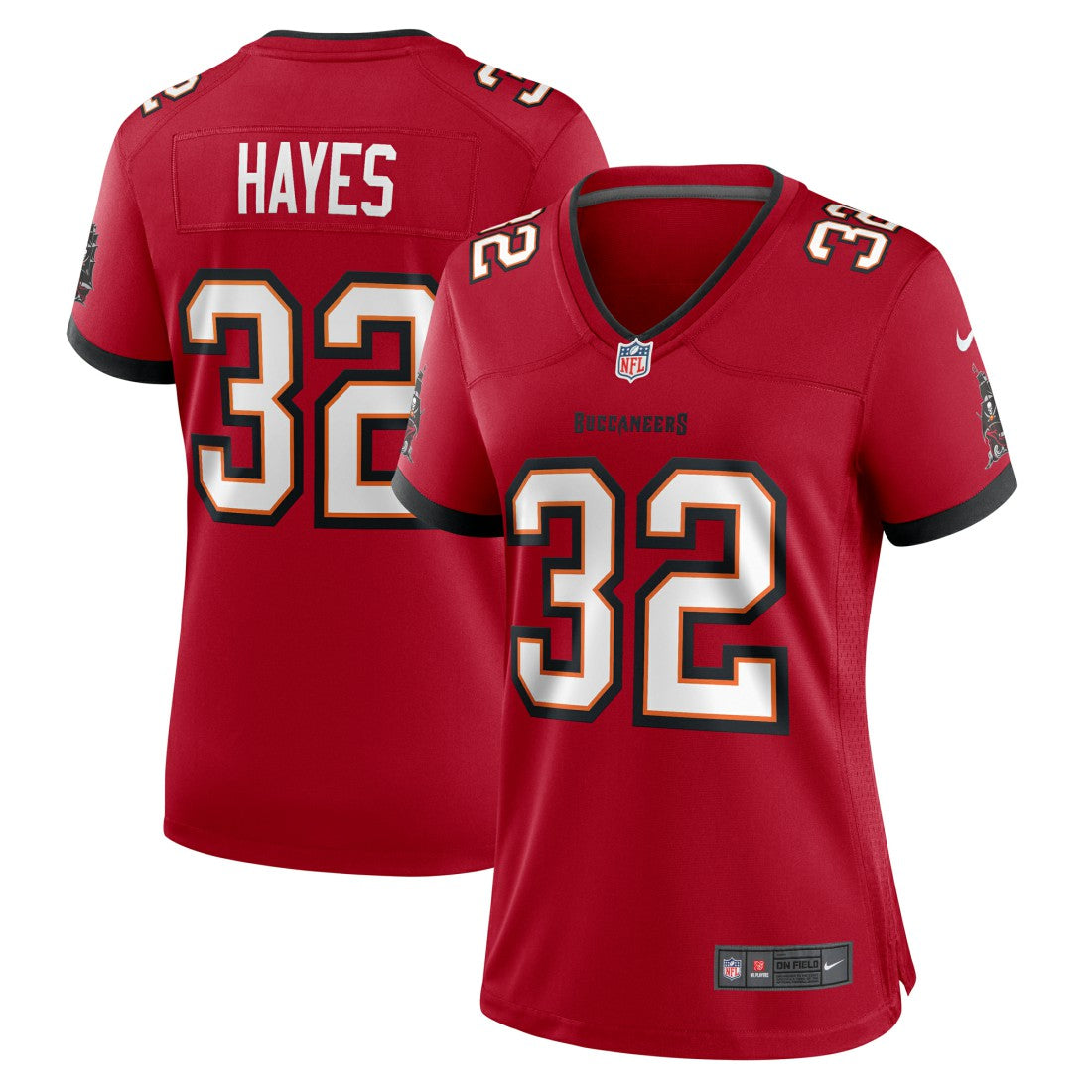 Josh Hayes  Women's Game Jersey - Tampa Bay Buccaneers Jerseys