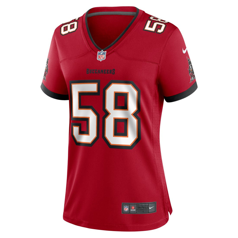 Markees Watts  Women's Game Jersey - Tampa Bay Buccaneers Jerseys