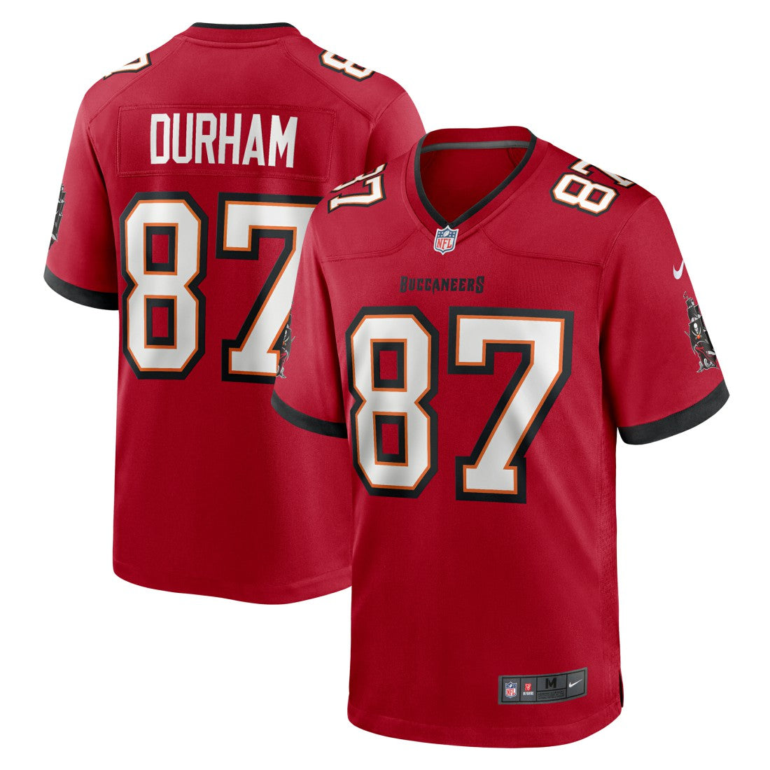 Payne Durham  Game Jersey - Tampa Bay Buccaneers Jerseys