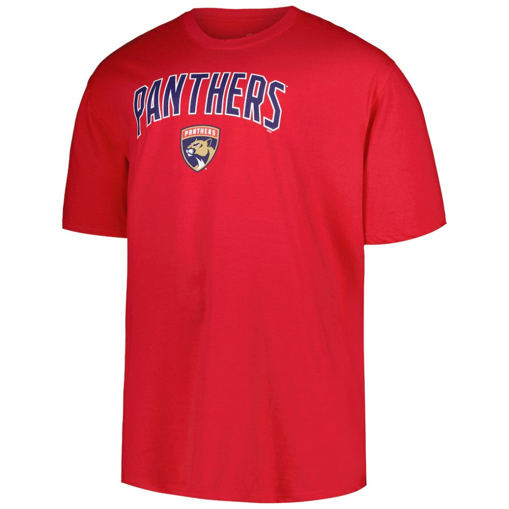 NHL Florida Panthers Profile Big & Tall Arch Over Logo T-Shirt