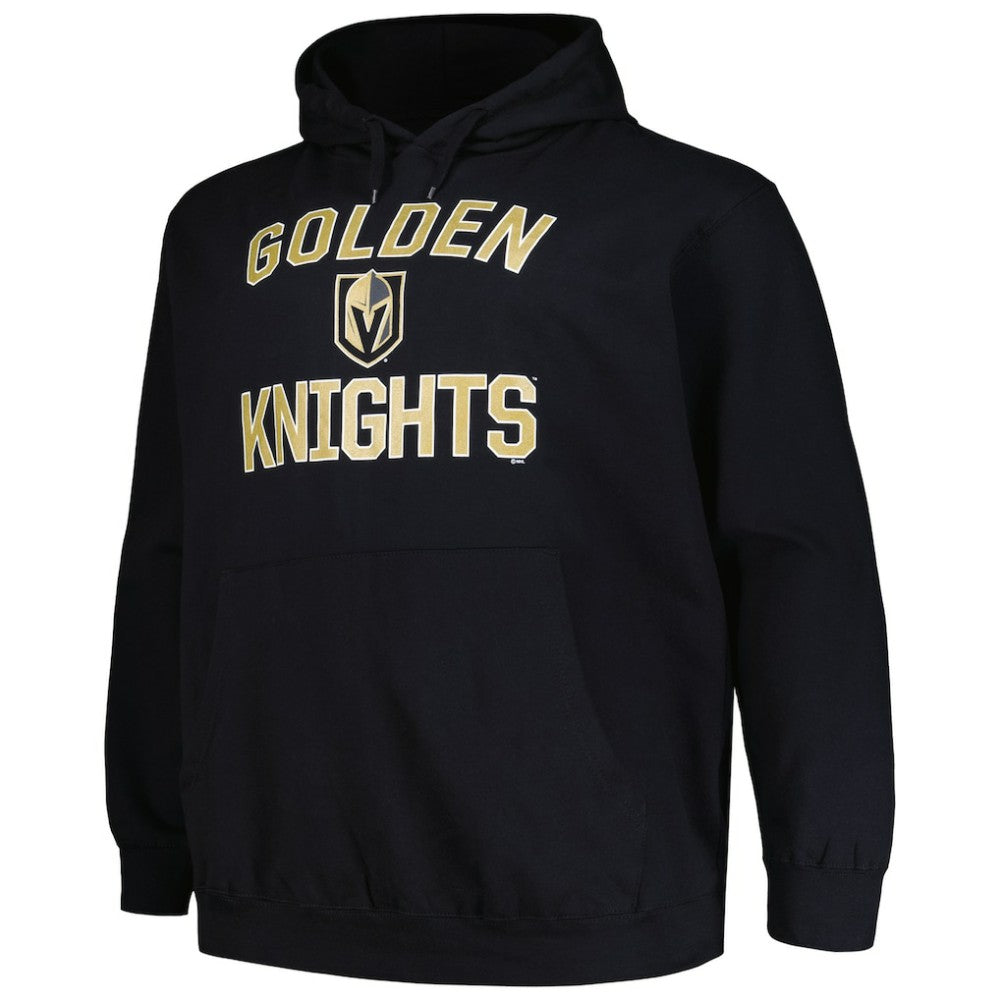 NHL Vegas Golden Knights Profile Big & Tall Arch Over Logo Pullover Hoodie