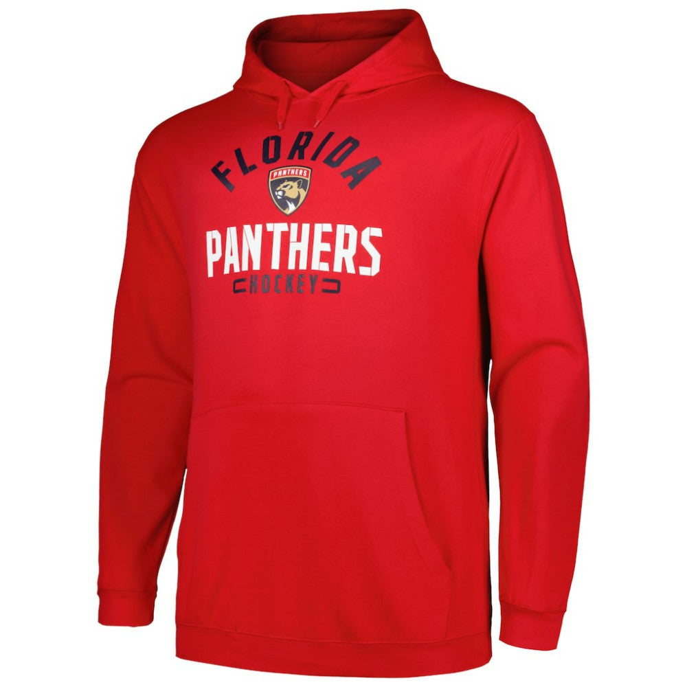 NHL Florida Panthers Profile Big & Tall Arch Over Logo Pullover Hoodie
