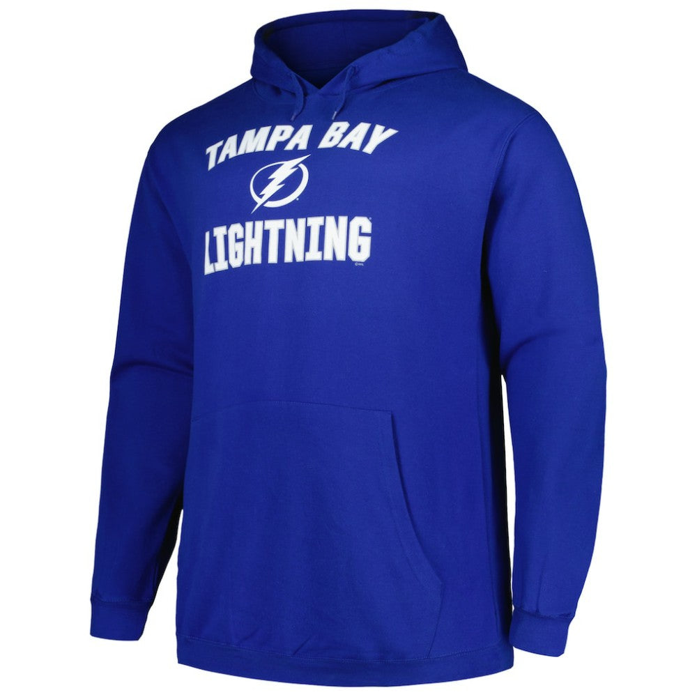 NHL Tampa Bay Lightning Profile Big & Tall Arch Over Logo Pullover Hoodie