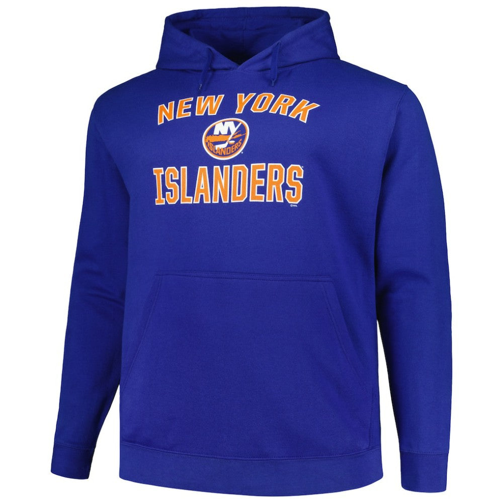 NHL New York Islanders Profile Big & Tall Arch Over Logo Pullover Hoodie
