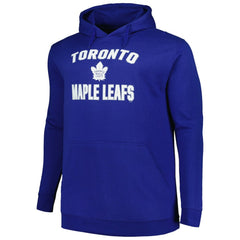 NHL Toronto Maple Leafs Profile Big & Tall Arch Over Logo Pullover Hoodie
