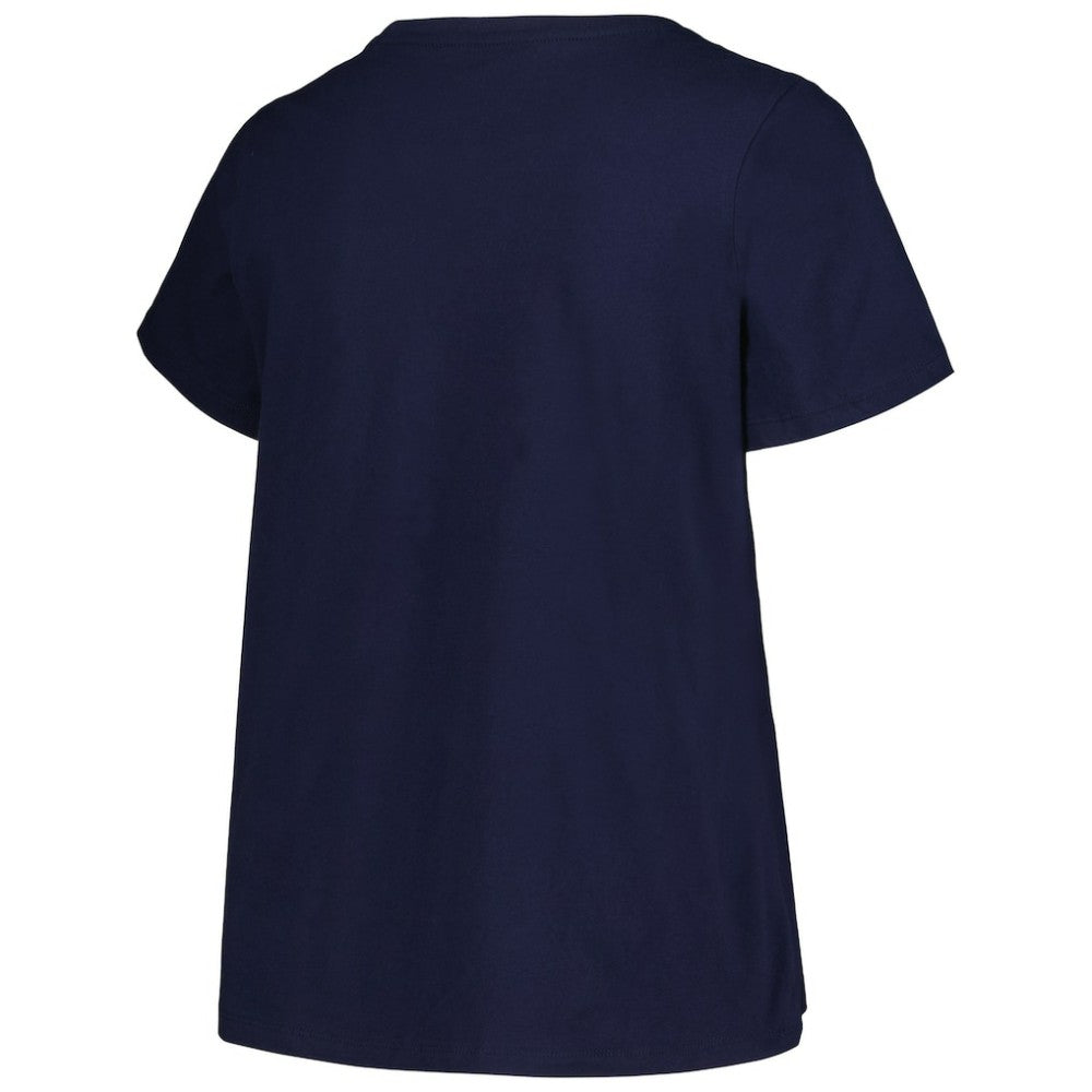 NHL Seattle Kraken Profile Women's Plus Size Arch Over Logo T-Shirt