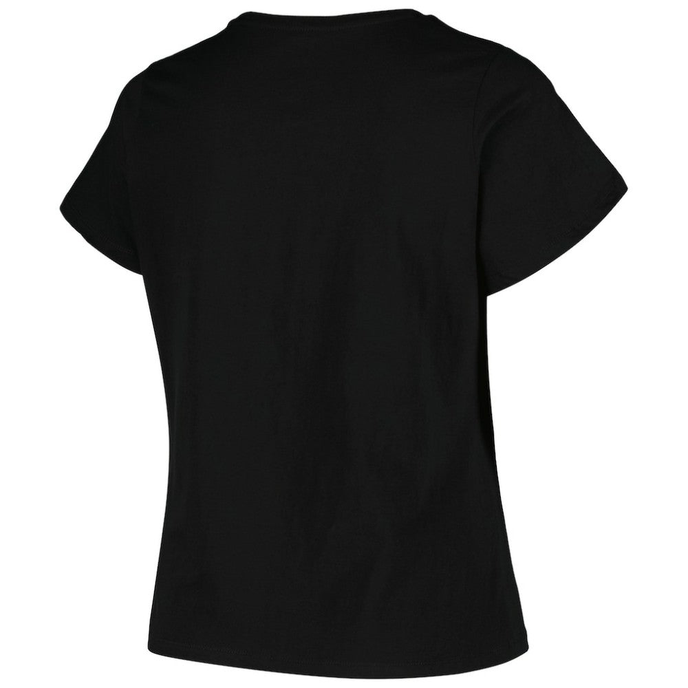 NHL Pittsburgh Penguins Profile Women's Plus Size Arch Over Logo T-Shirt