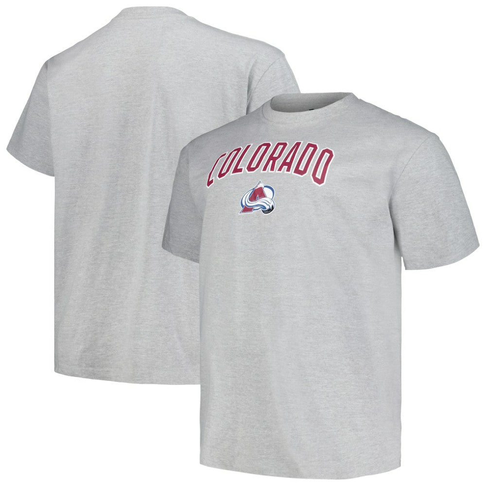 NHL Colorado Avalanche Profile Big & Tall Arch Over Logo T-Shirt