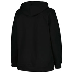 NHL Boston Bruins Profile Women's Plus Size Arch Over Logo Pullover Hoodie