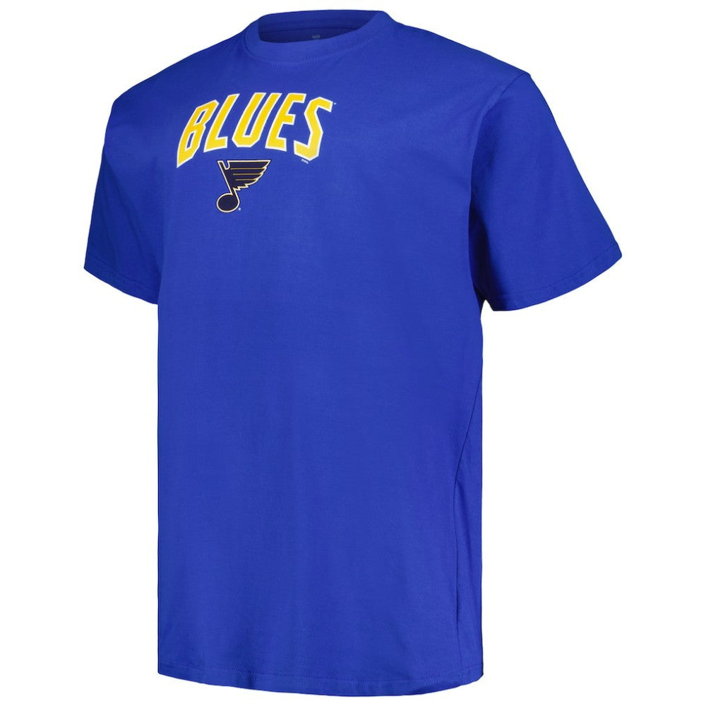 NHL St. Louis Blues Profile Big & Tall Arch Over Logo T-Shirt