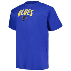 NHL St. Louis Blues Profile Big & Tall Arch Over Logo T-Shirt