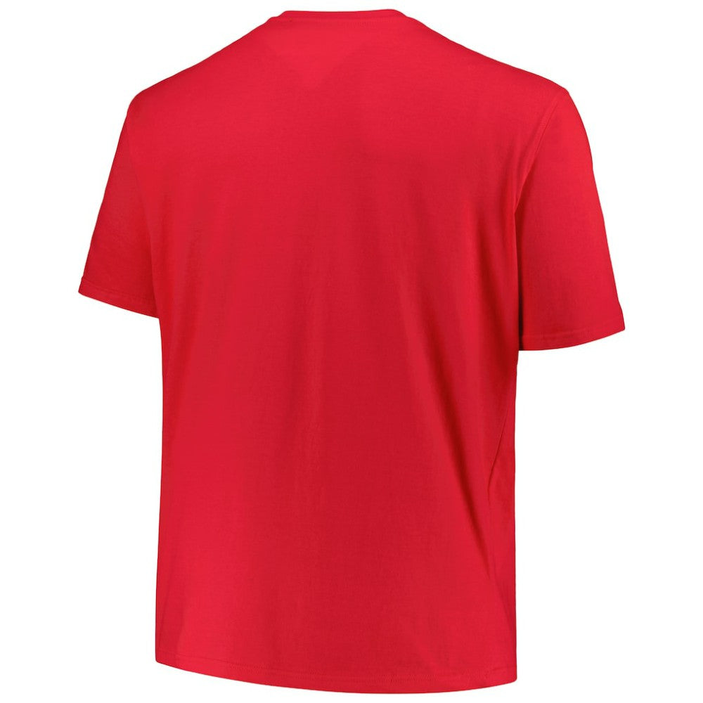 NHL New Jersey Devils Profile Big & Tall Arch Over Logo T-Shirt