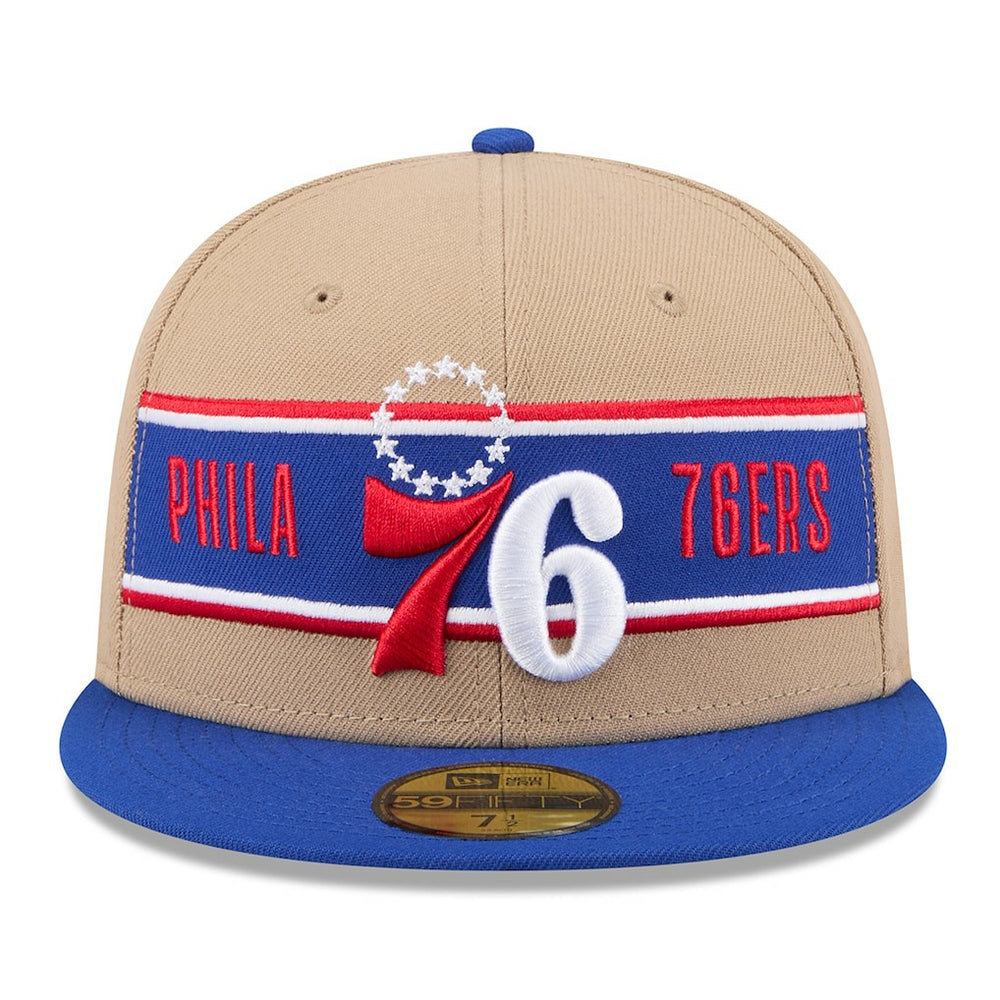 New Era Philadelphia 76ers 2024 NBA Draft 59FIFTY Fitted Hat