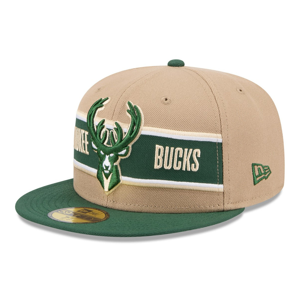 New Era Milwaukee Bucks 2024 NBA Draft 59FIFTY Fitted Hat