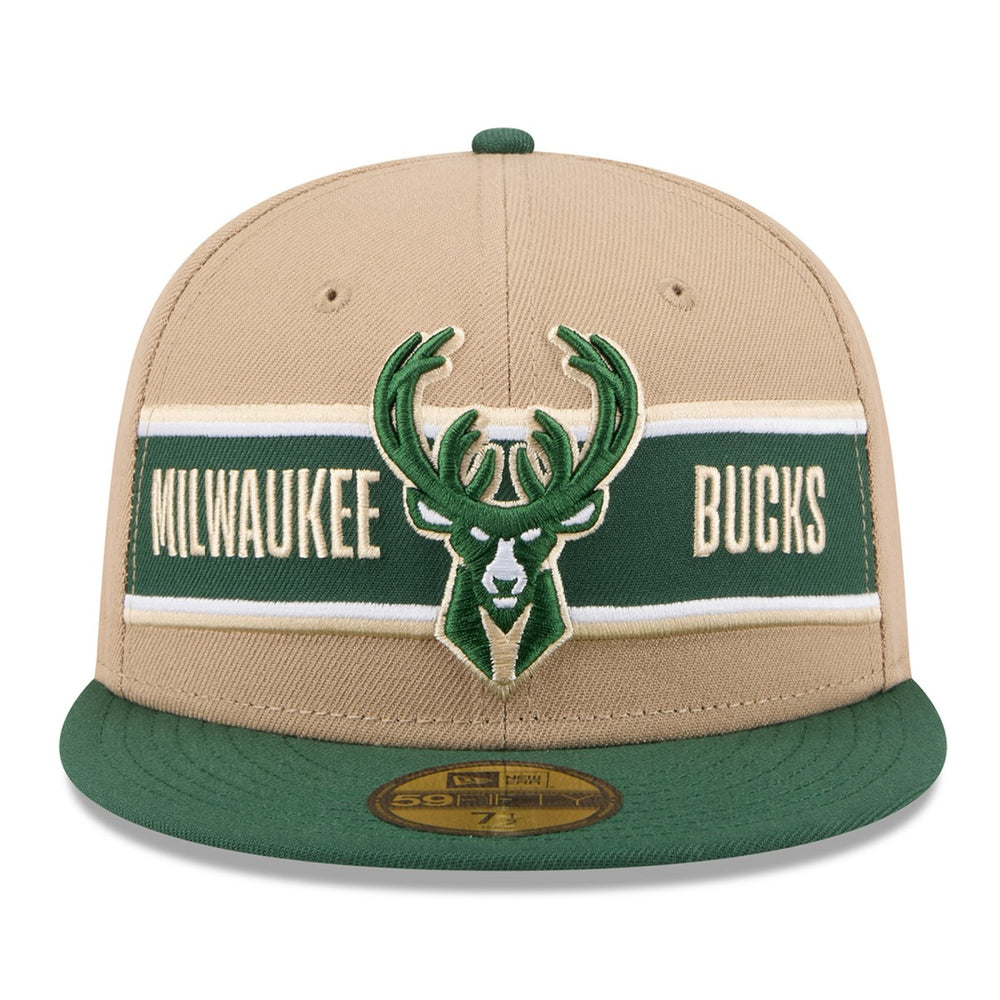 New Era Milwaukee Bucks 2024 NBA Draft 59FIFTY Fitted Hat