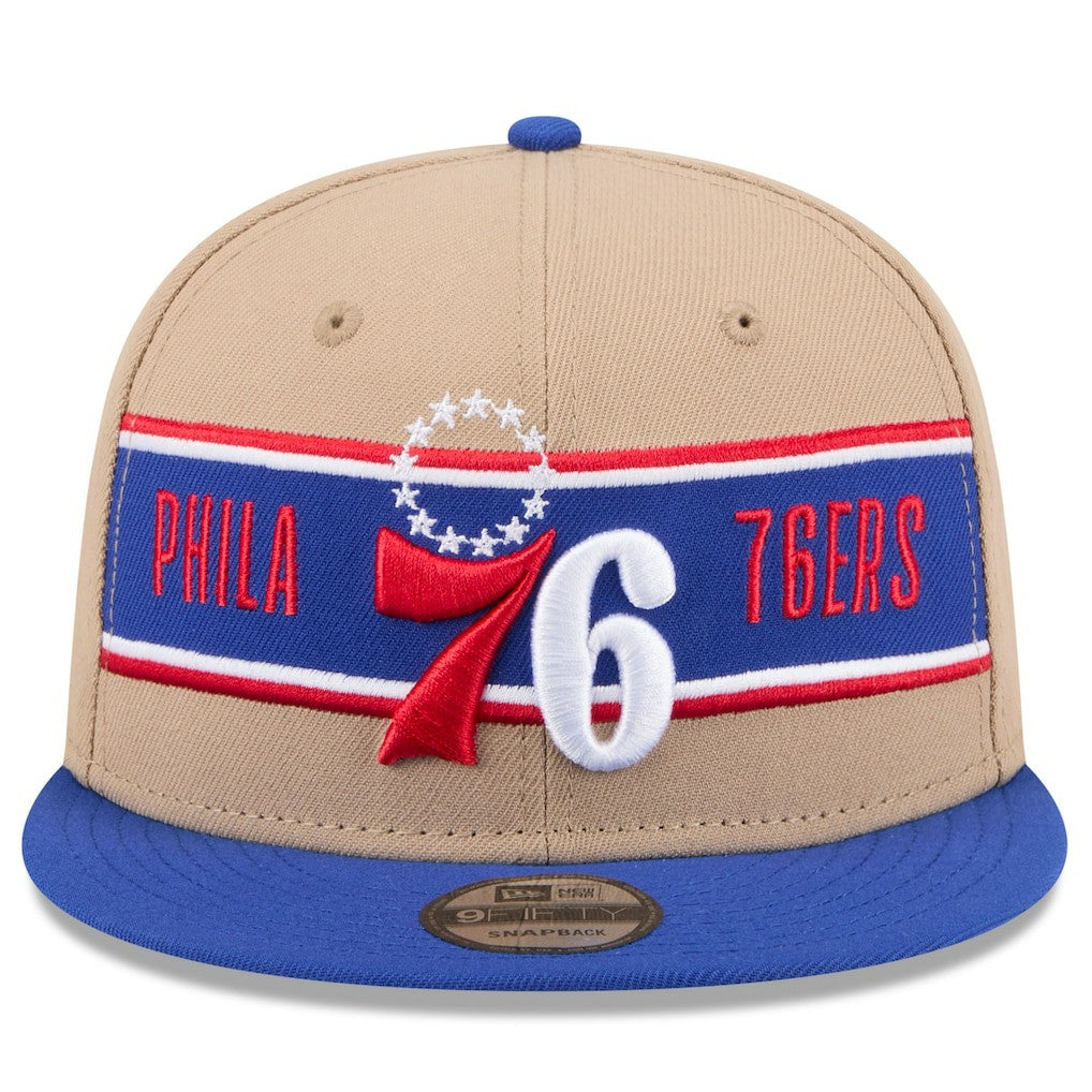 New Era Philadelphia 76ers 2024 NBA Draft 9FIFTY Snapback Hat
