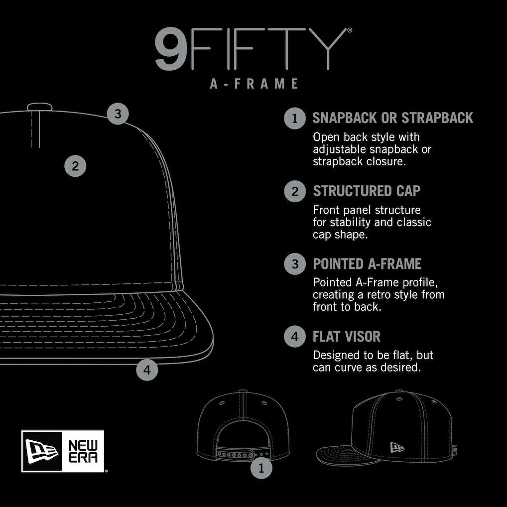 New Era Philadelphia 76ers Seeing Diamonds A-Frame Trucker 9FIFTY Snapback Hat