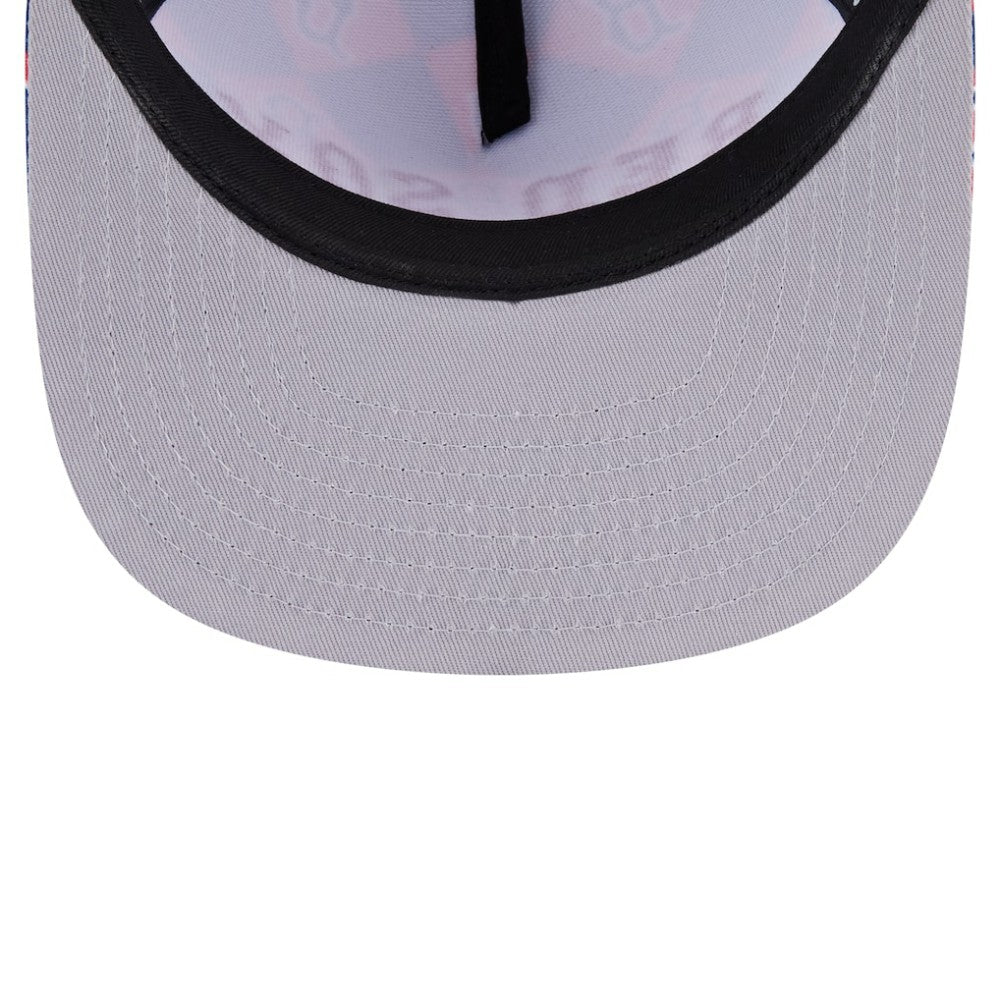 Navy Boston Red Sox New Era Seeing Diamonds A-Frame Trucker 9FIFTY Snapback Hat