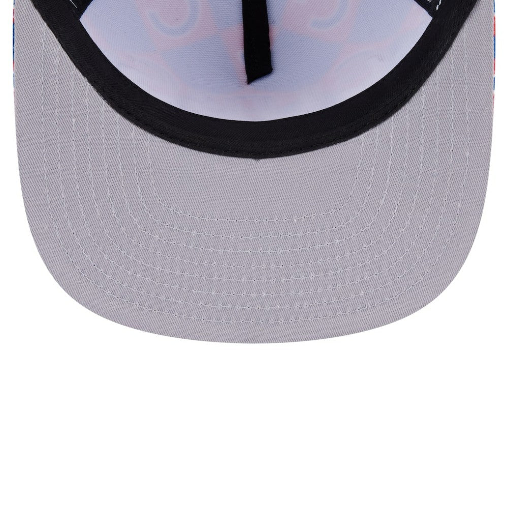 Royal Chicago Cubs New Era Seeing Diamonds A-Frame Trucker 9FIFTY Snapback Hat