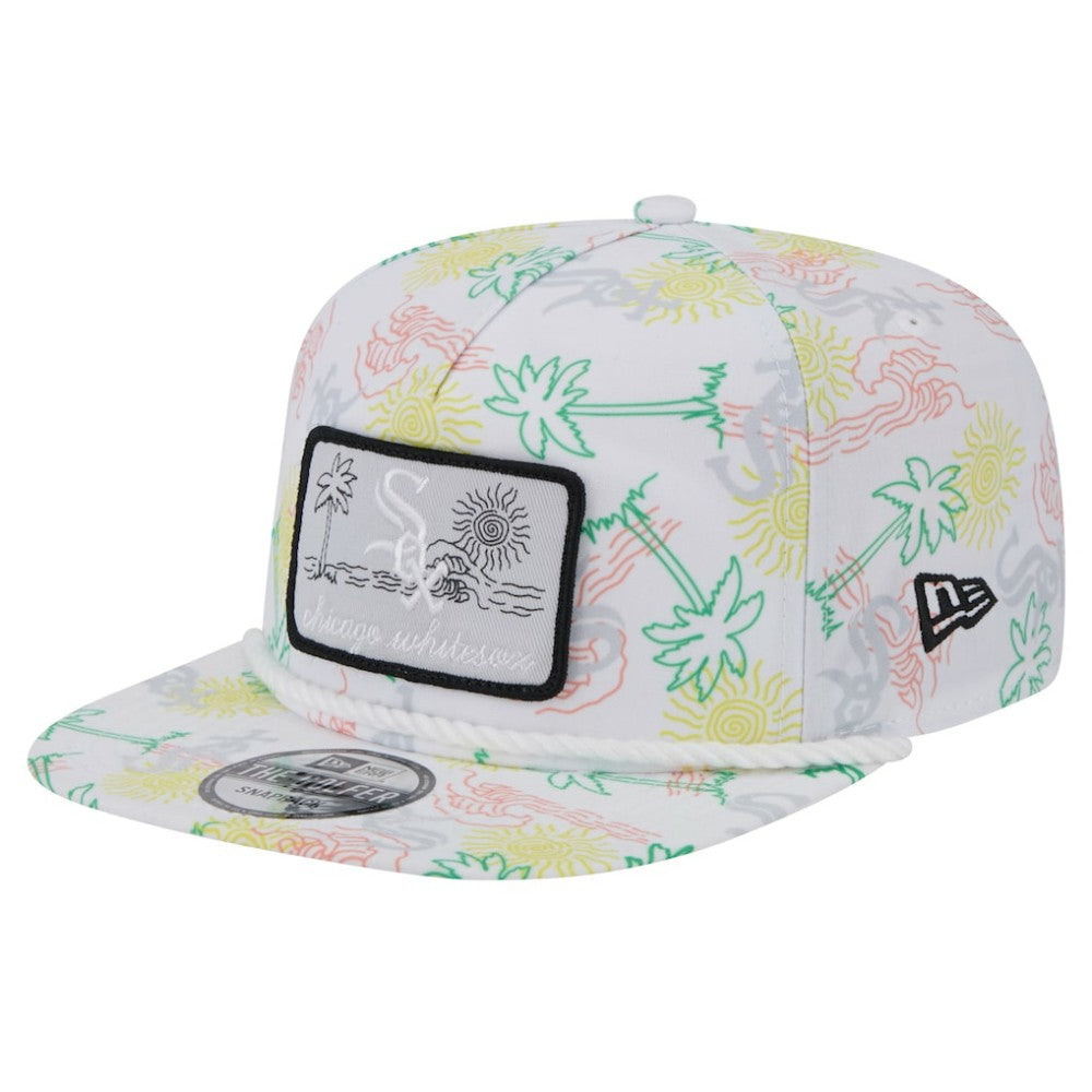 White Chicago White Sox New Era Islander Golfer Snapback Hat