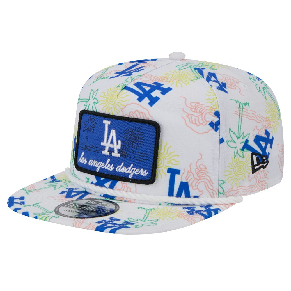 White Los Angeles Dodgers New Era Islander Golfer Snapback Hat