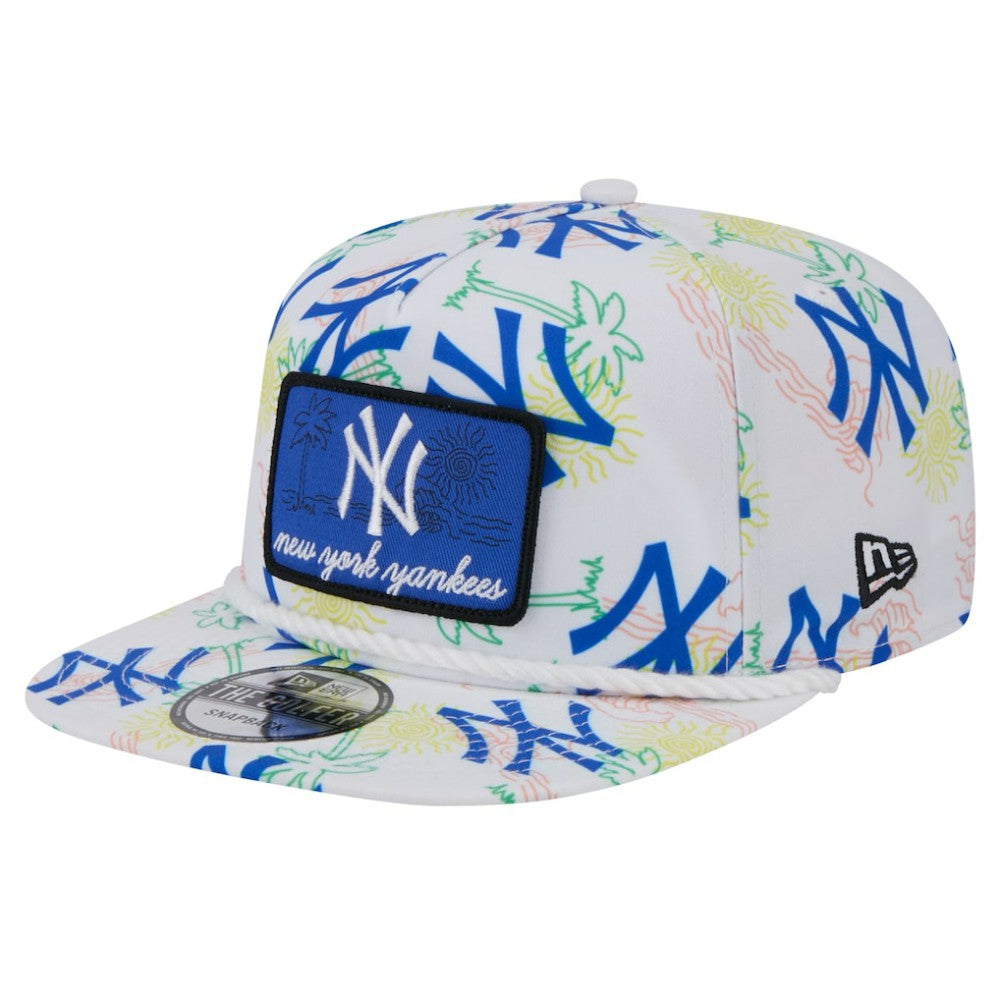 White New York Yankees New Era Islander Golfer Snapback Hat
