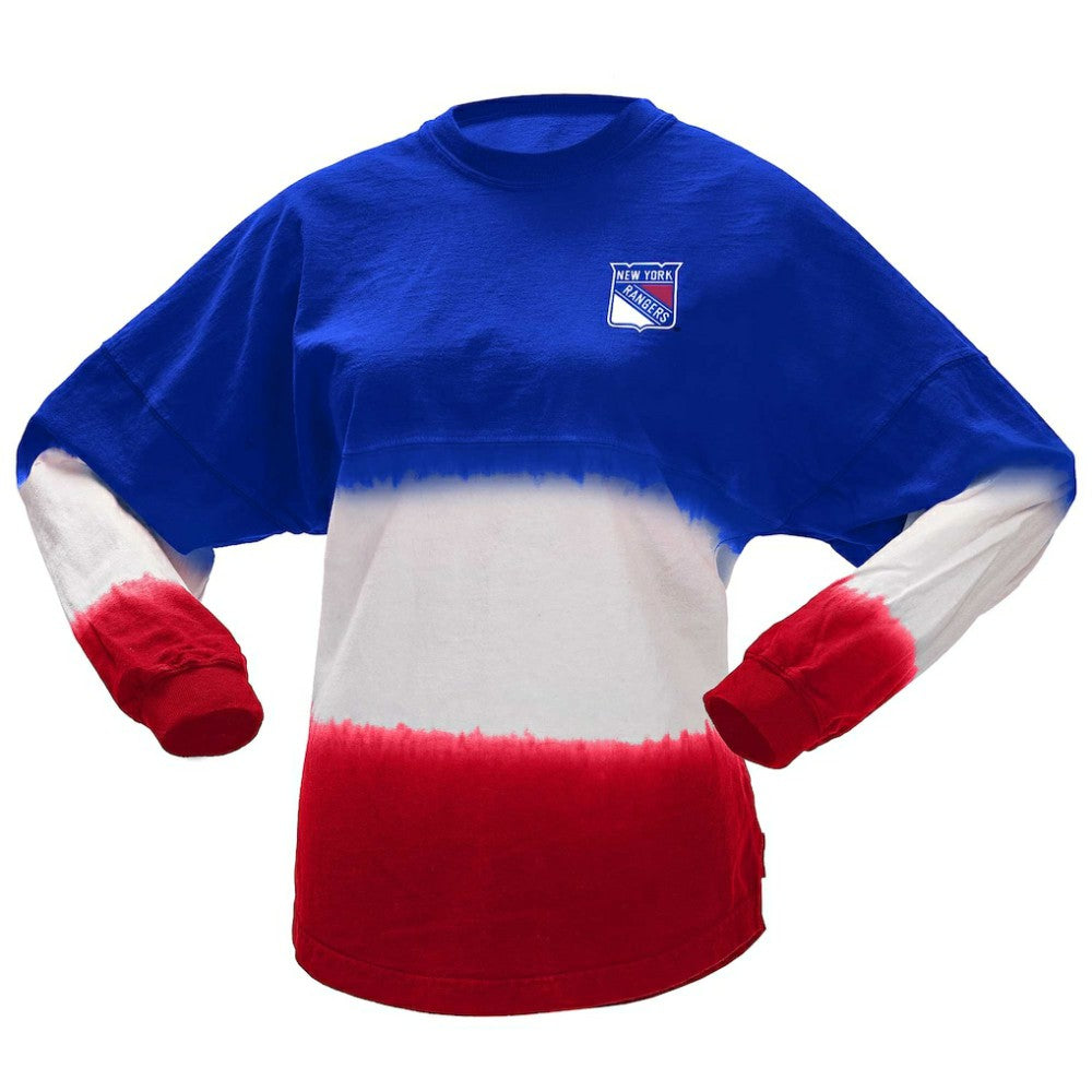NHL New York Rangers Fanatics Women's Ombre Long Sleeve T-Shirt