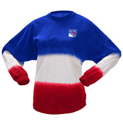 NHL New York Rangers Fanatics Women's Ombre Long Sleeve T-Shirt