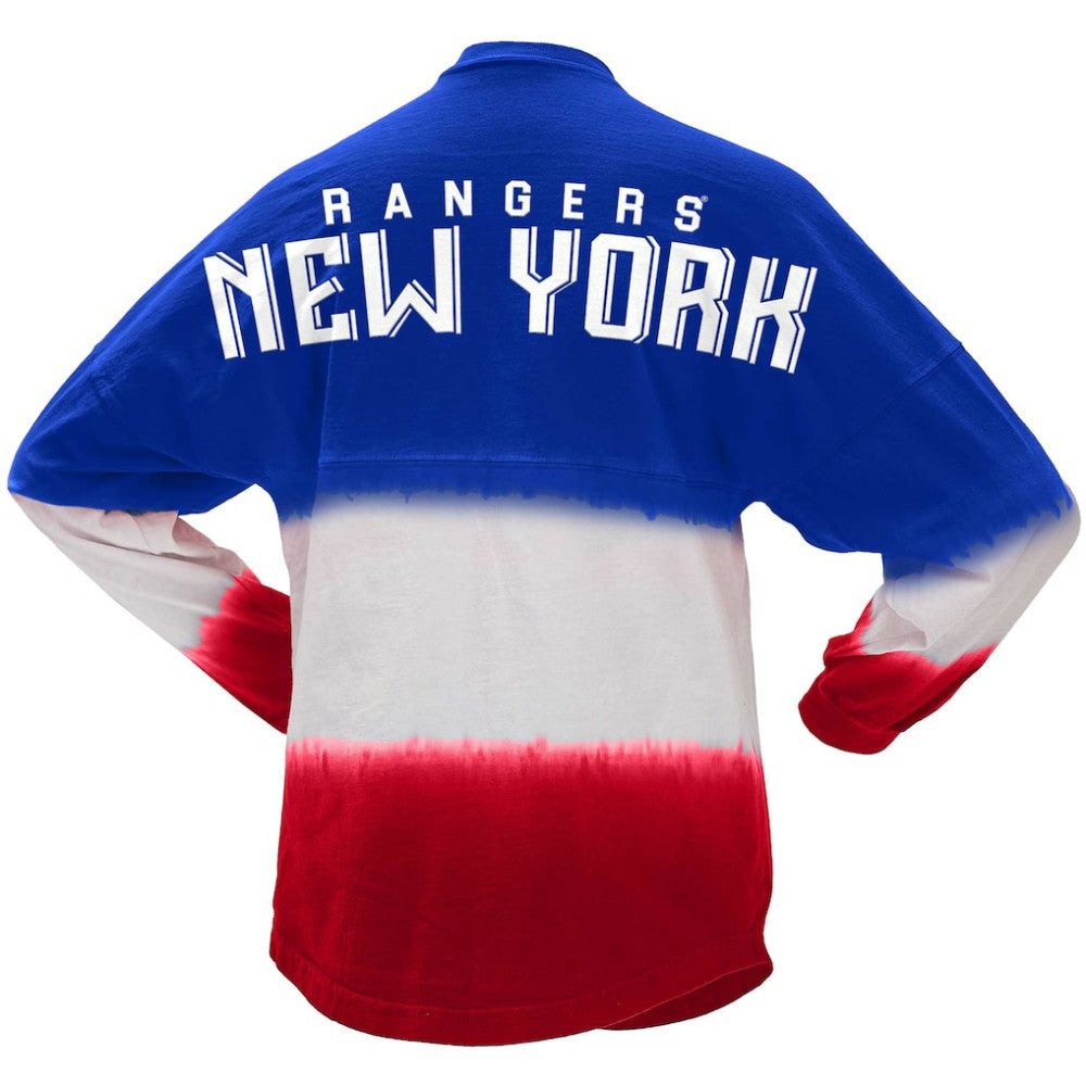 NHL New York Rangers Fanatics Women's Ombre Long Sleeve T-Shirt