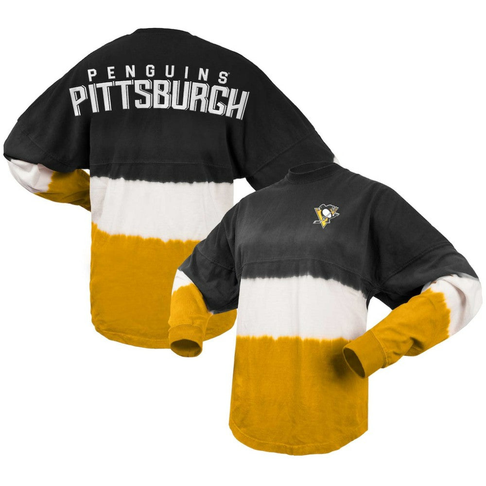 NHL Pittsburgh Penguins Fanatics Women's Ombre Long Sleeve T-Shirt