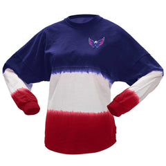 NHL Washington Capitals Fanatics Women's Ombre Long Sleeve T-Shirt