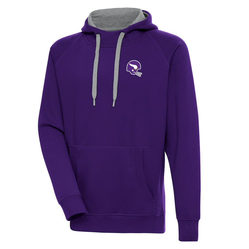 Antigua Victory Pullover Hoodie - Minnesota Vikings Hoodies