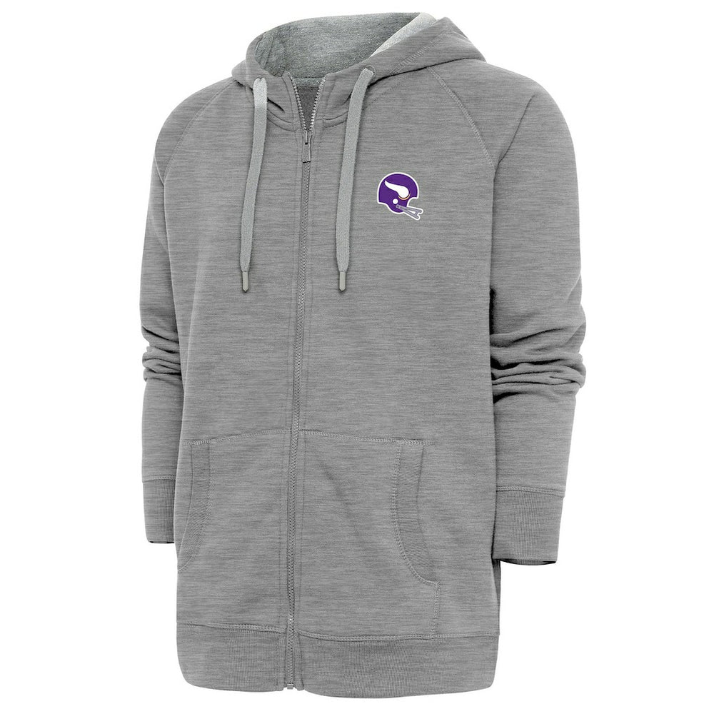 Antigua Victory Full-Zip Hoodie - Minnesota Vikings Hoodies
