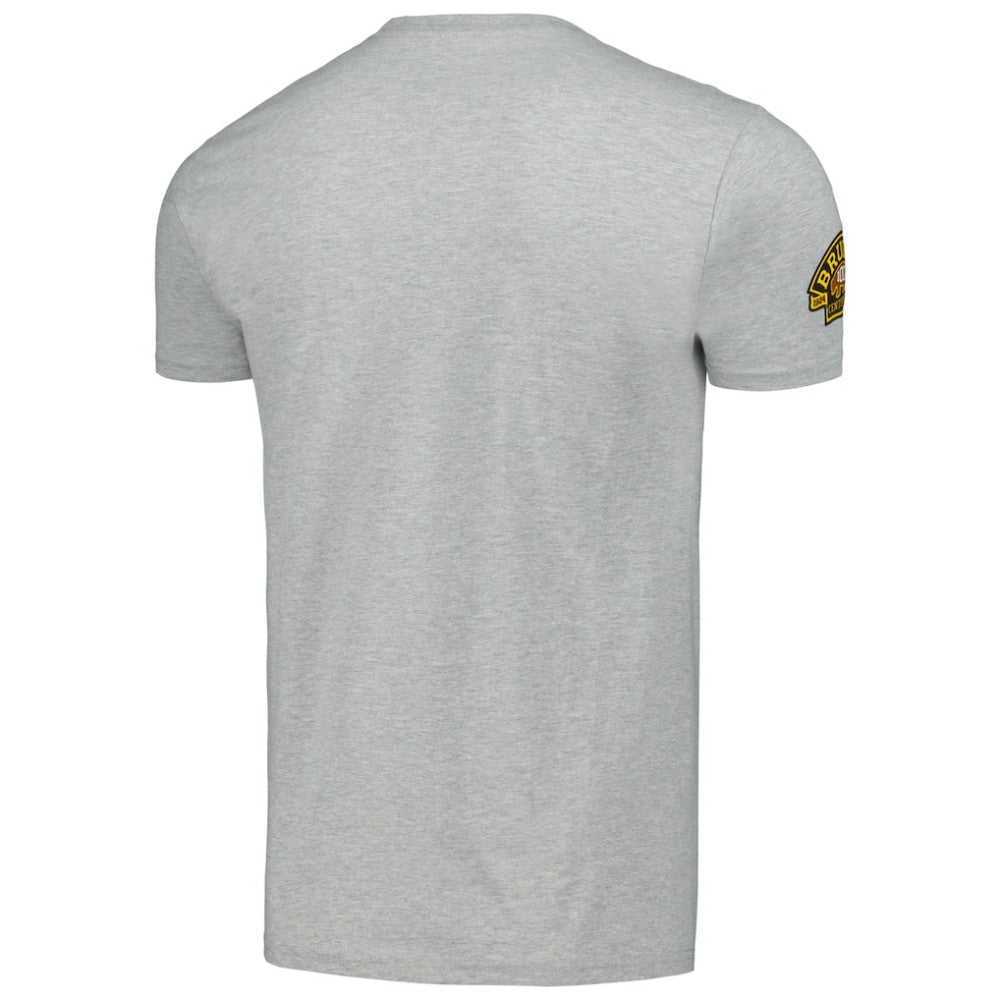 NHL Boston Bruins Mitchell & Ness 100th Anniversary Script Sweep T-Shirt