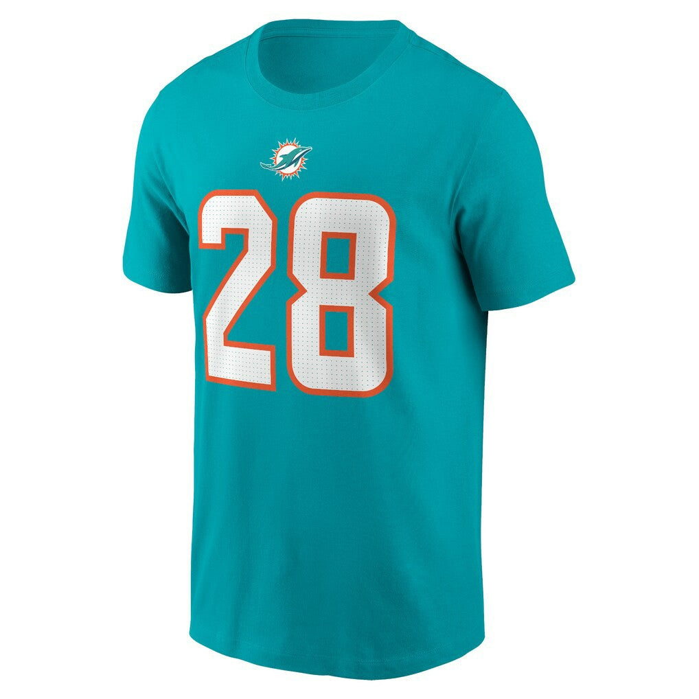 De’Von Achane  Player Name & Number T-Shirt - Miami Dolphins T-shirts