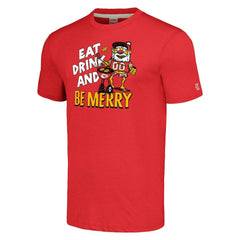 Homage Unisex Holiday Tri-Blend T-Shirt - Kansas City Chiefs T-shirts