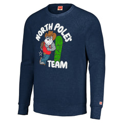 Homage Unisex Holiday Raglan Tri-Blend Pullover Sweatshirt - Dallas Cowboys Pullover