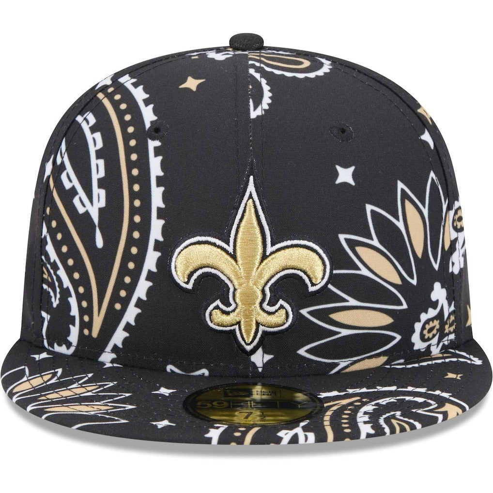Paisley 59FIFTY Fitted Hat - New Orleans Saints Hats