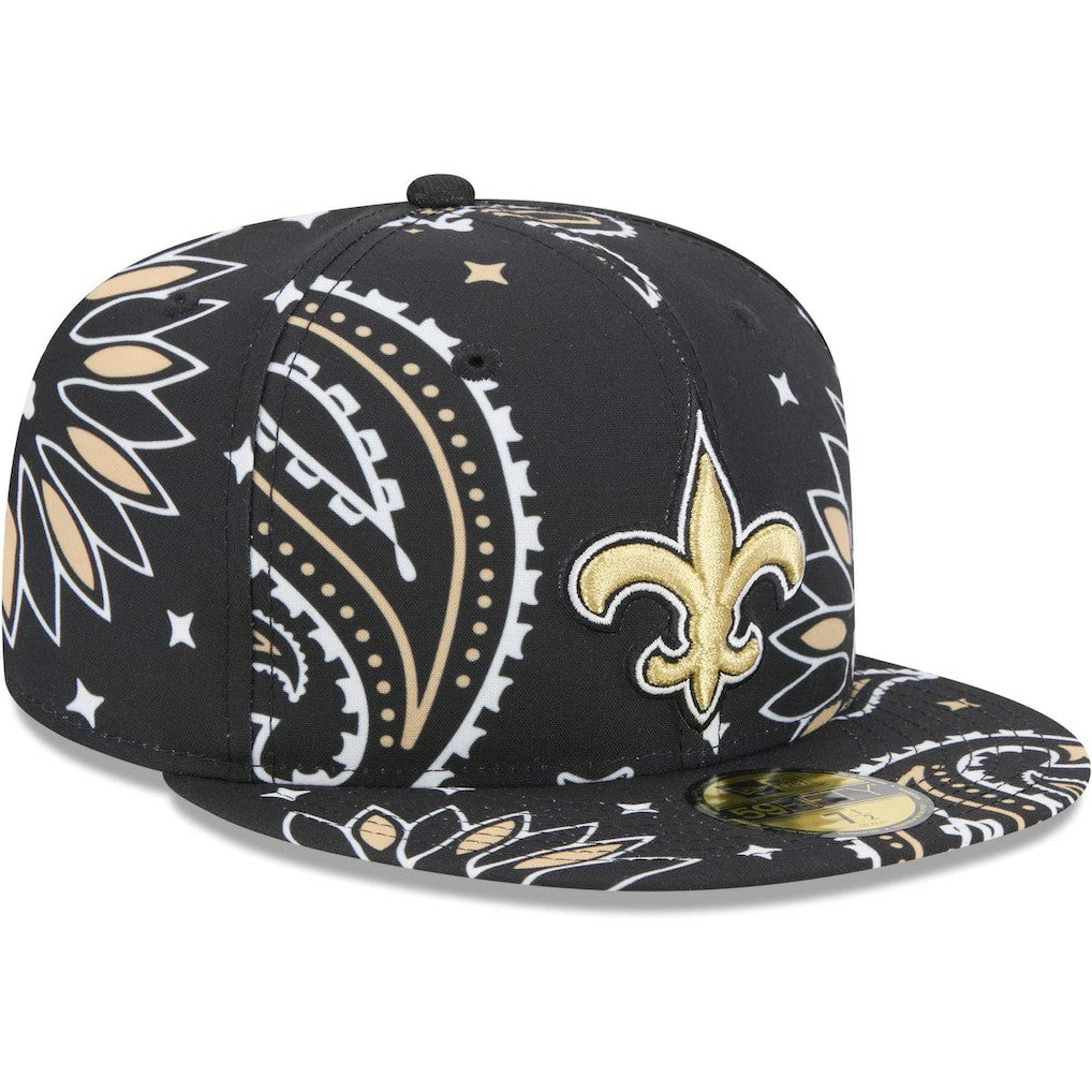 Paisley 59FIFTY Fitted Hat - New Orleans Saints Hats