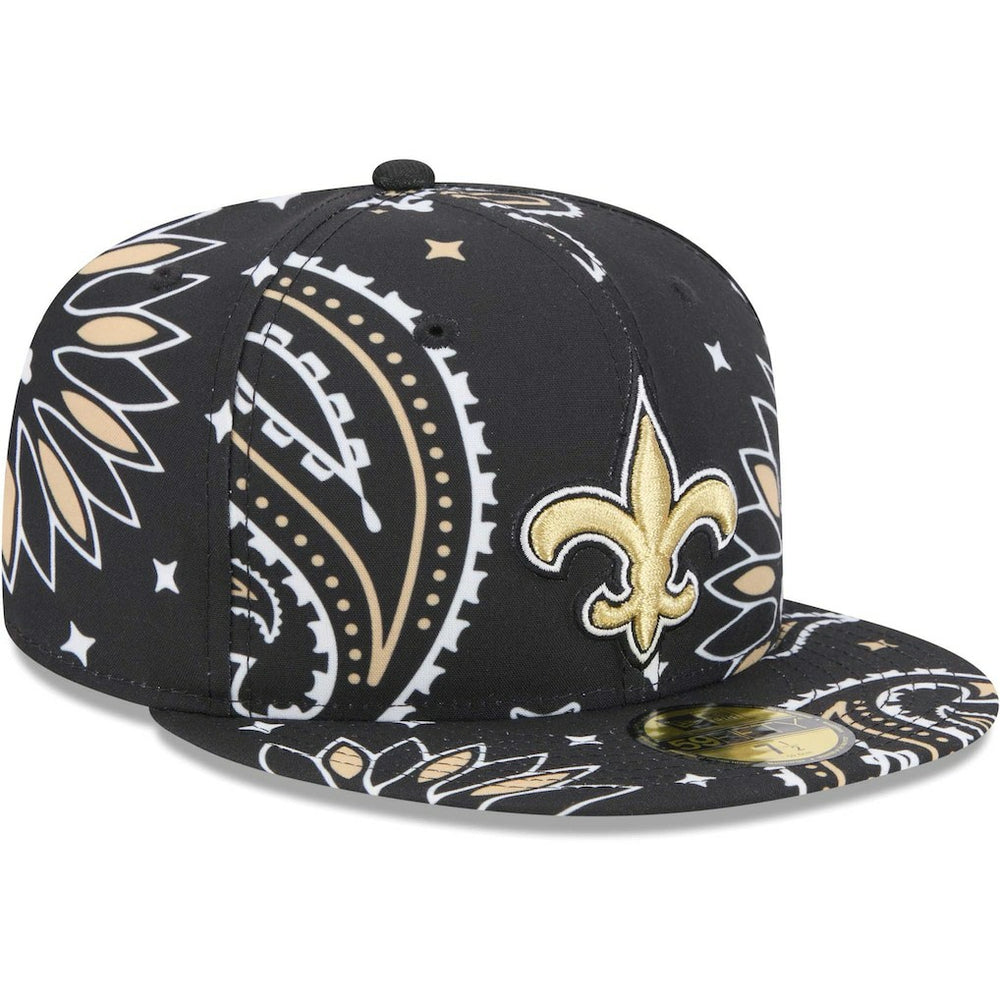 Paisley 59FIFTY Fitted Hat - New Orleans Saints Hats