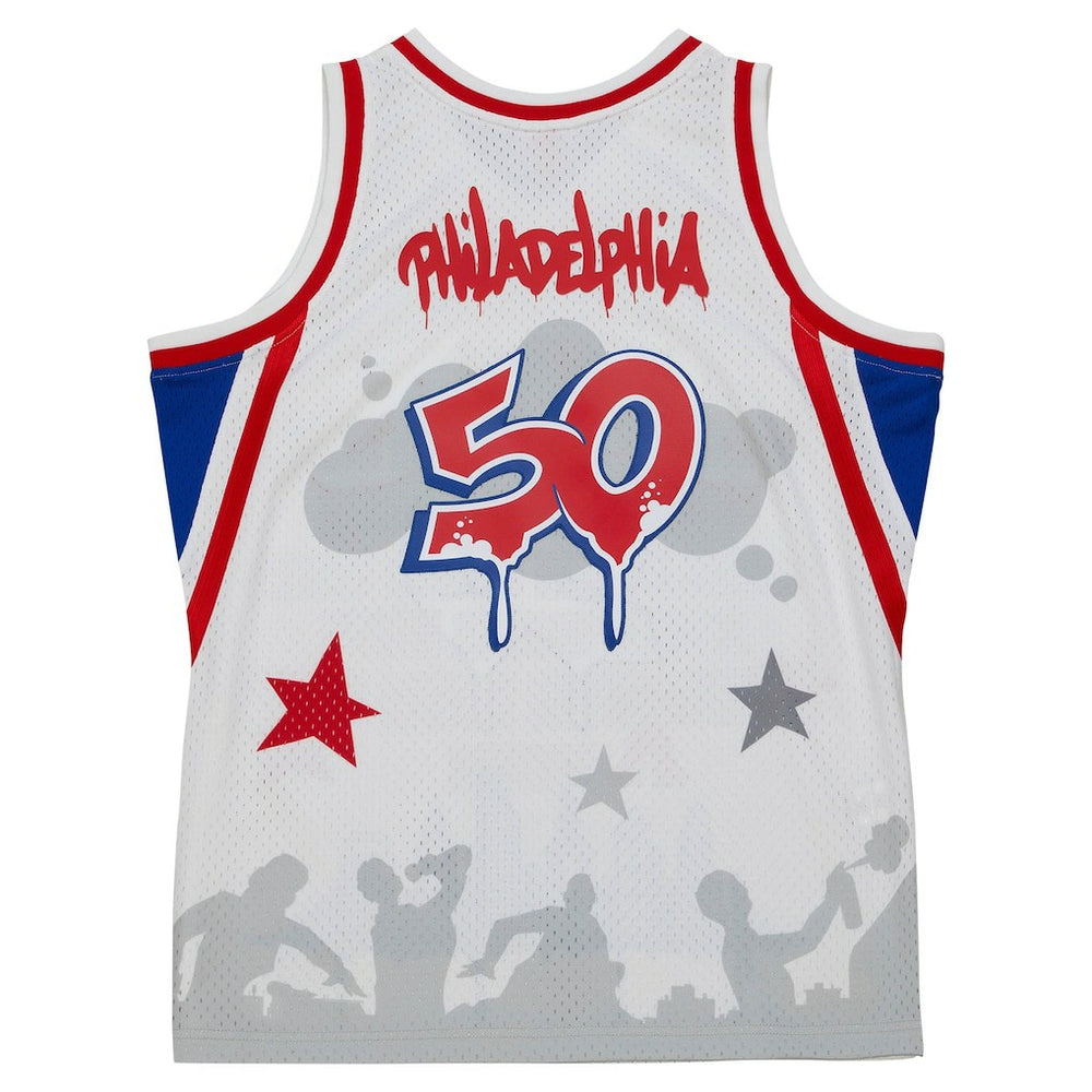 Mitchell & Ness Philadelphia 76ers x Tats Cru Hardwood Classics Fashion Jersey sale