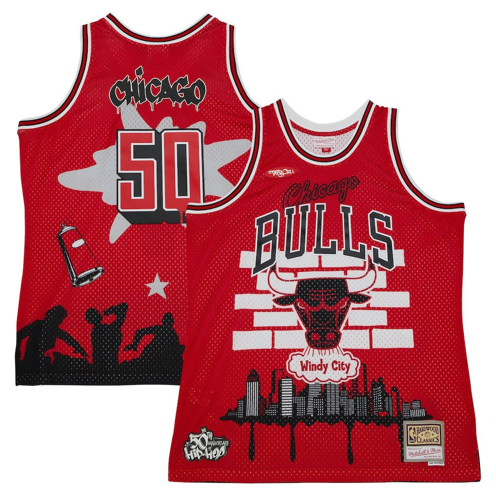 Mitchell & Ness Chicago Bulls x Tats Cru Hardwood Classics Fashion Jersey sale