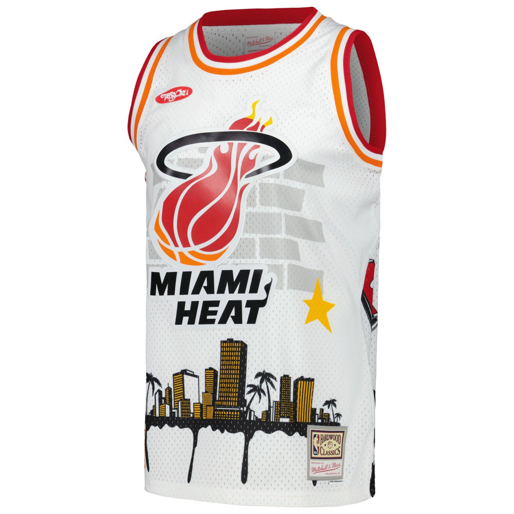 Mitchell & Ness Miami Heat x Tats Cru Hardwood Classics Fashion Jersey