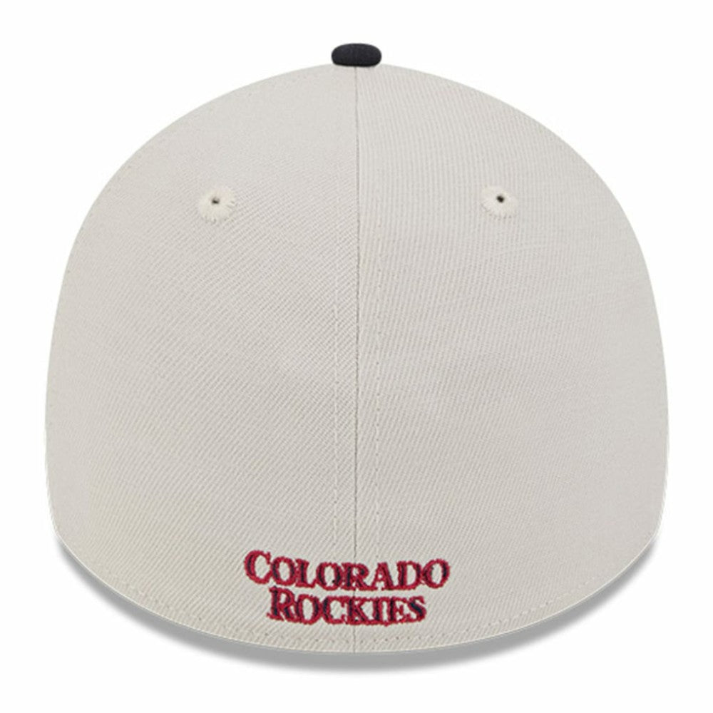 Khaki/Black Colorado Rockies New Era 2024 Fourth of July 39THIRTY Flex Hat