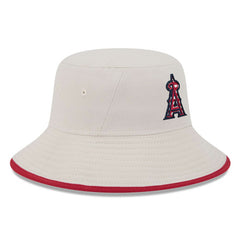 Khaki Los Angeles Angels New Era 2024 Fourth of July Bucket Hat