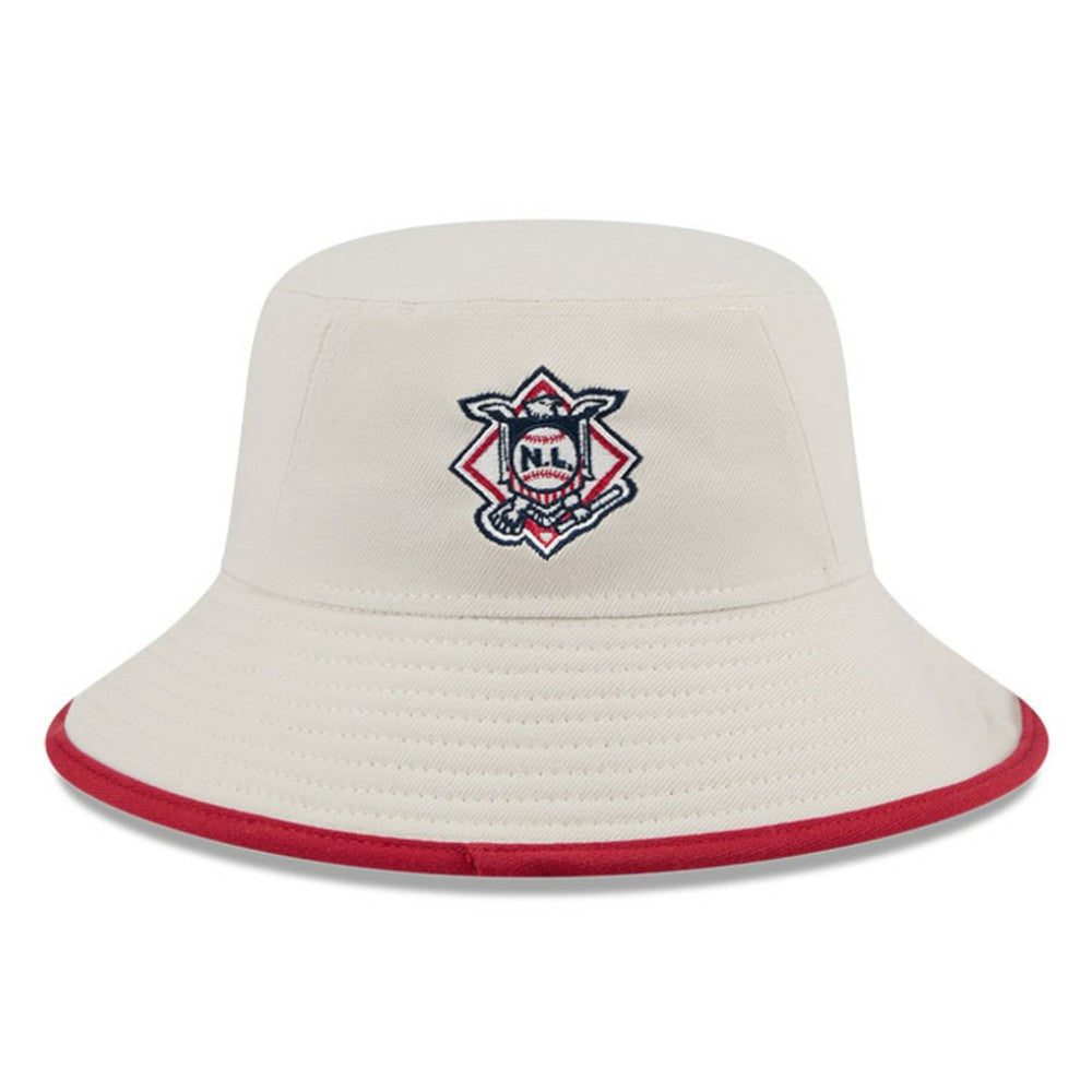 Khaki St. Louis Cardinals New Era 2024 Fourth of July Bucket Hat