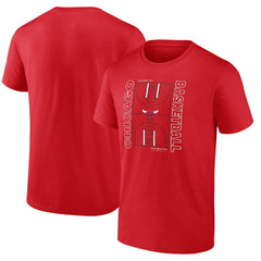 Chicago Bulls Michelob Ultra Full Court T-Shirt - Red for sale